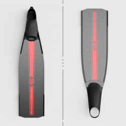 Riverboarding bifins 760 mm length C5 carbon