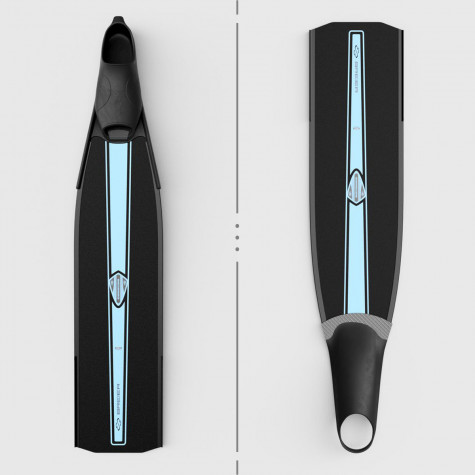 Fiberglass spearfishing fins