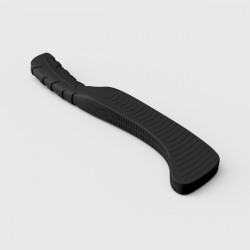 Pair of 280 mm length underwater hockey sticks right-handed for medium or small hands