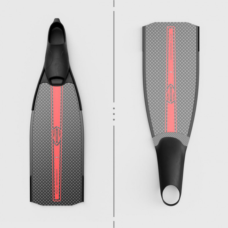 Sport diving & scubadiving bifins 640 mm length C5 carbon