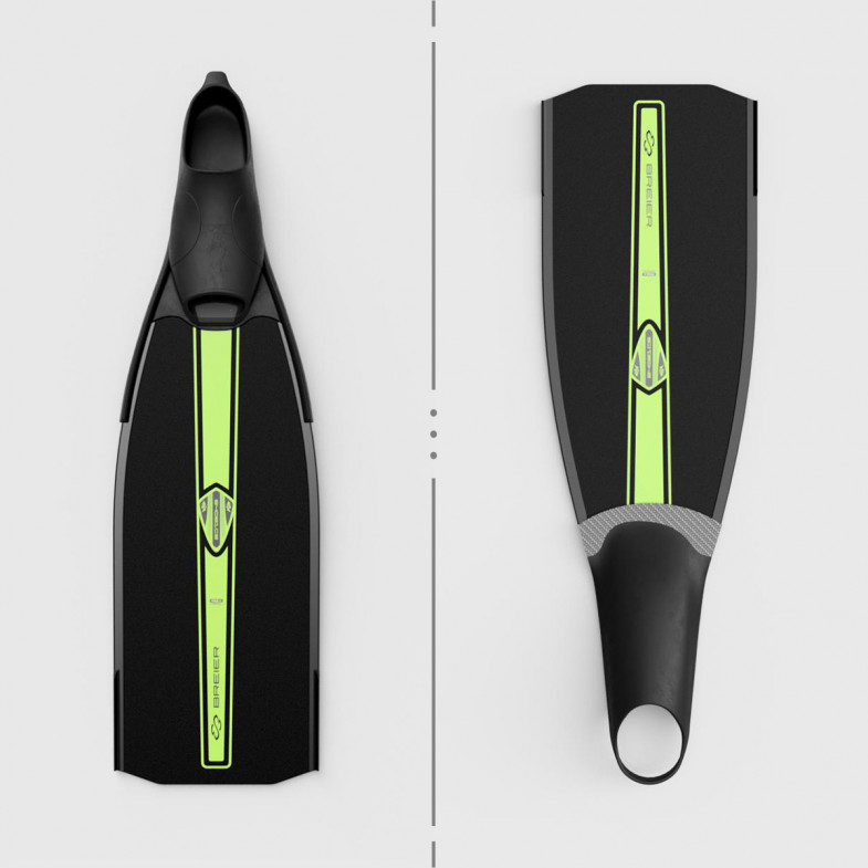 Rescue & lifesaving bifins 640 mm length S glass fiber