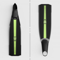 Free diving bifins 760 mm length S glass fiber