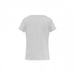 T Shirt femme gris clair 100 % coton
