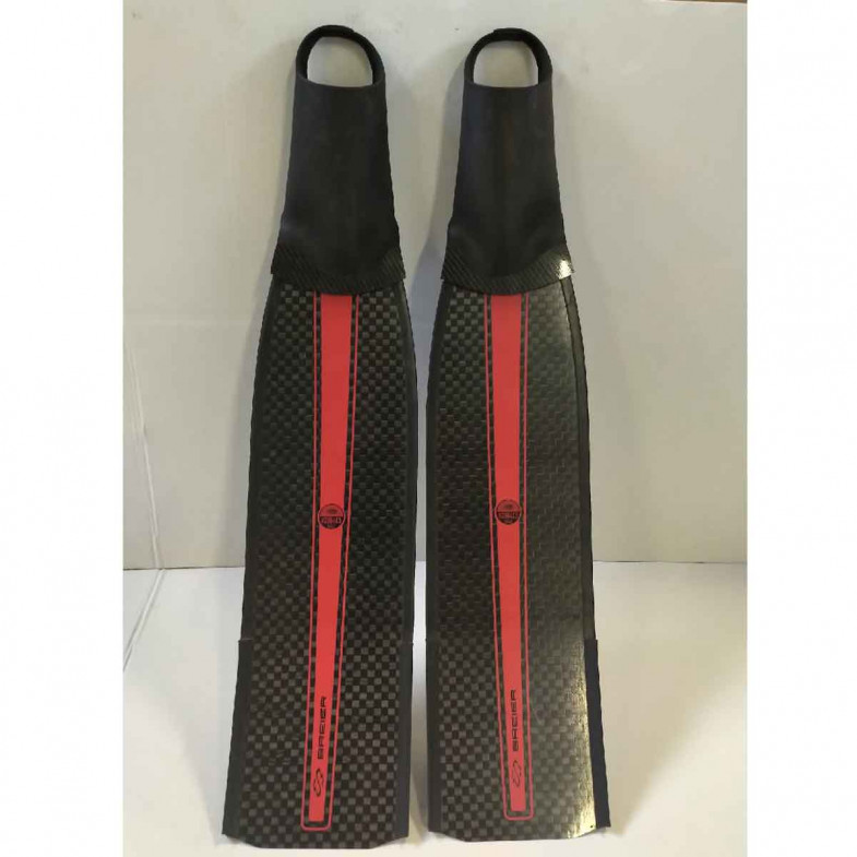 Pair of fins 820B4C5 with custom footpocket - Second-choice - Freediving, constant weight, spearfishing