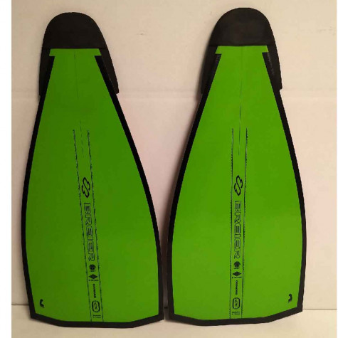 Pair of fins 500B3SG with custom footpocket - Hockey/Octopush/Rugby