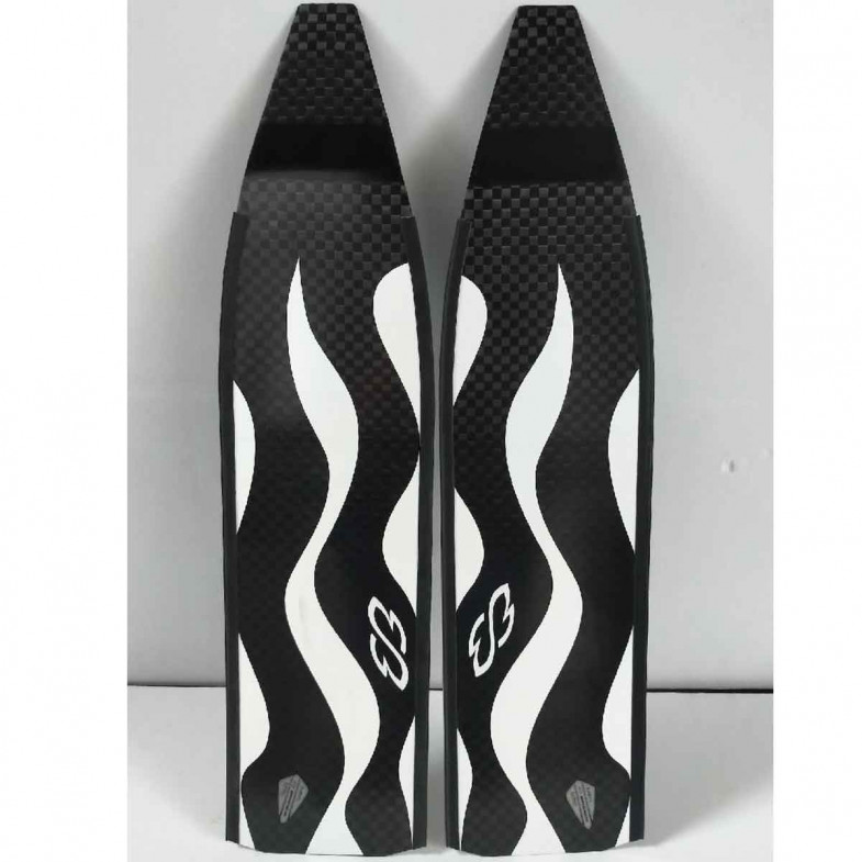 Pair of fins 820B1C5  - Freediving - with closed heel footpocket