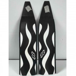 Pair of fins 820B1C5  - Freediving - with closed heel footpocket