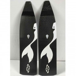 Pair of fins 820B1C5  - Freediving - with closed heel footpocket