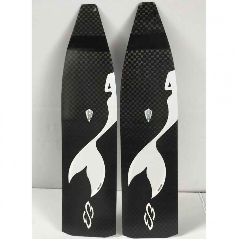 Pair of fins 820B1C5 - Freediving - with closed heel footpocket