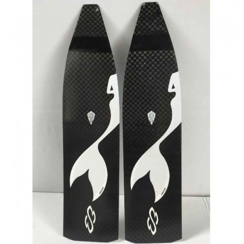 Pair of fins 820B1C5 - Freediving - with closed heel footpocket