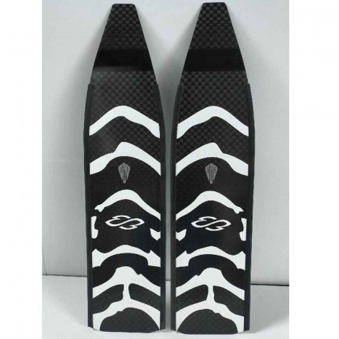 Pair of fins 820B1C5  - Freediving - with closed heel footpocket