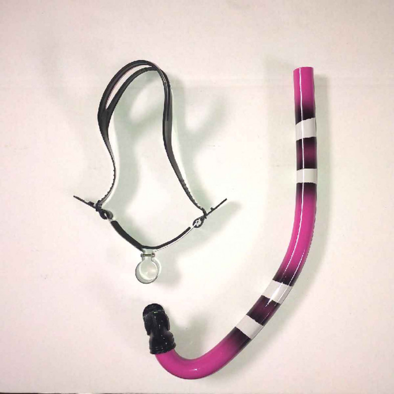 Finswimming adult front snorkel