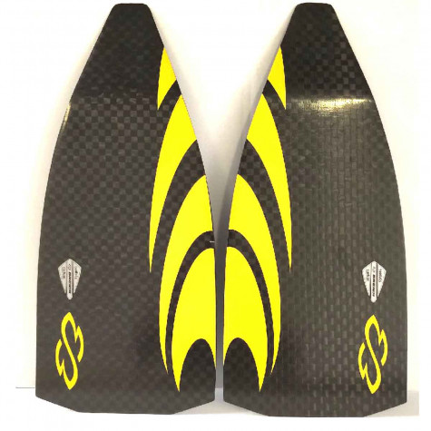 Pair of fins 540B3C5 - Sport Diving/Rescue & Lifesaving - Closed heel branded footpocket