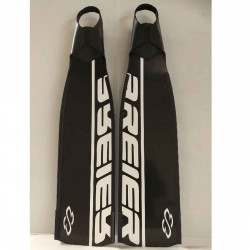 Pair of fins 760B2EG  with custom footpocket -  Finswimming