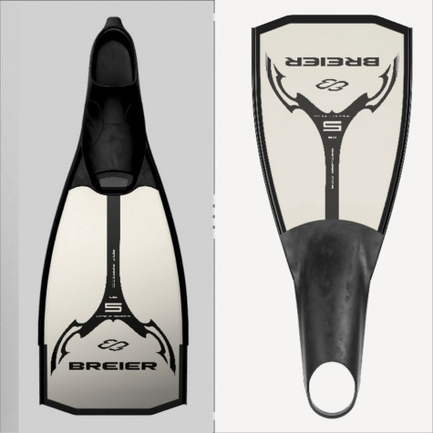 Palmes hockey subaquatique de longueur 500 mm en fibre de carbone C5