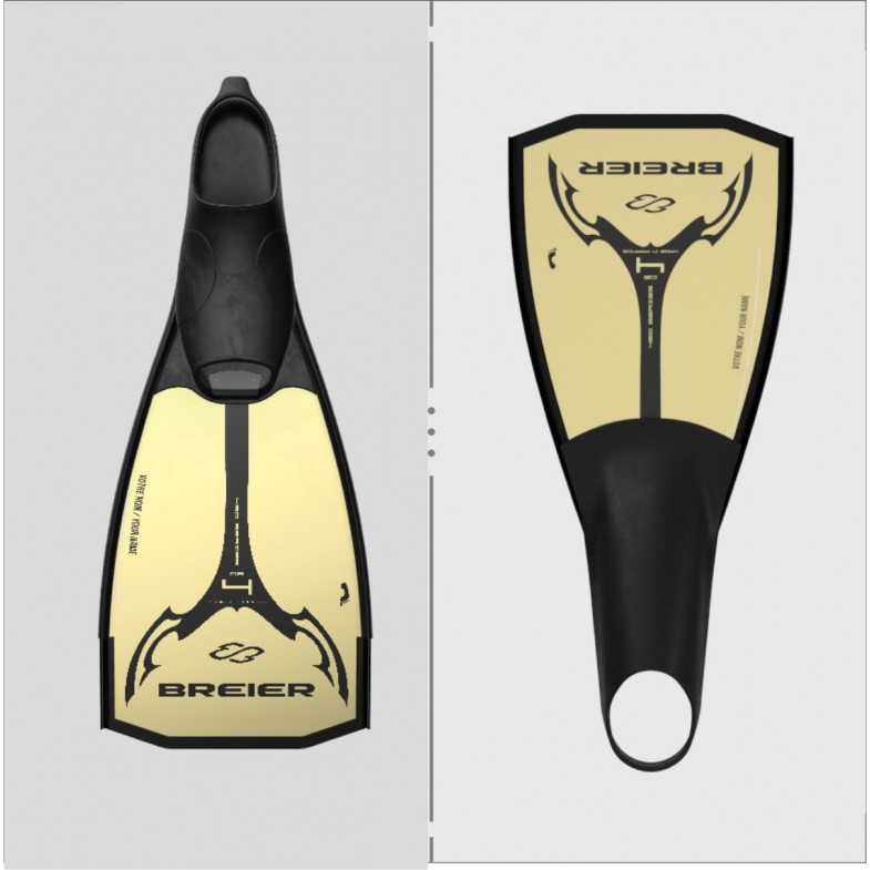 Underwater Hockey bifins 450 mm length C8 carbon