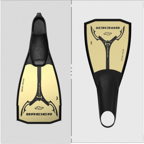 Underwater Rugby bifins 450 mm length C8 carbon