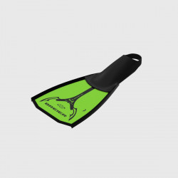 Underwater Rugby bifins 450 mm length S glass fiber