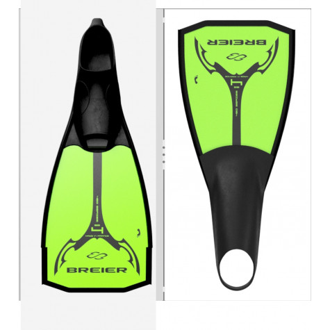 Underwater Rugby bifins 450 mm length S glass fiber