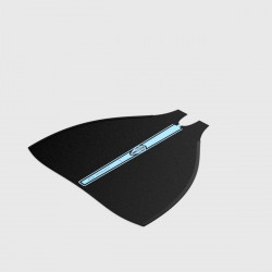 Finswimming kids monofin's blade 600 mm length E glass fiber