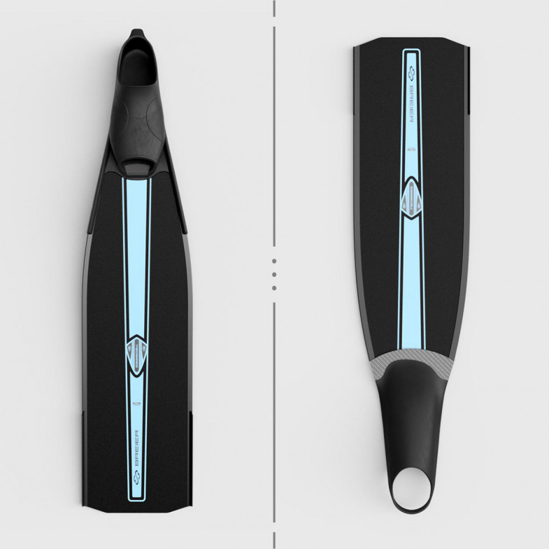 Spearfishing bifins 760 mm length E glass fiber