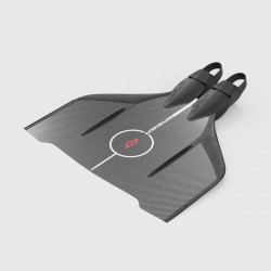 Free diving wing monofin 600 mm length C5 carbon