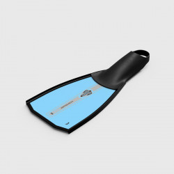 Underwater Hockey bifins 500 mm length E glass fiber