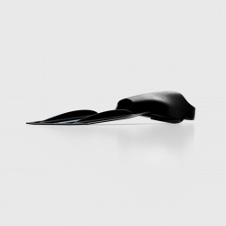 Palmes bodysurf & bodyboarding de longueur 450 mm en fibre de verre E avec chausson hybride