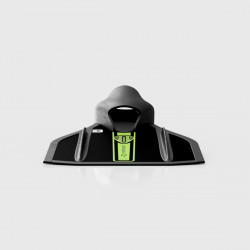 Palmes bodysurf & bodyboarding de longueur 450 mm en fibre de verre S avec chausson hybride