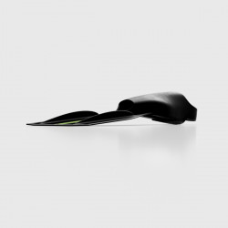 Palmes bodysurf & bodyboarding de longueur 450 mm en fibre de verre S avec chausson hybride
